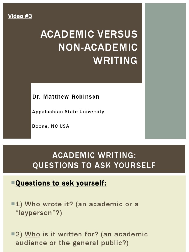 Academic and Non Academic | PDF | Global Warming | Academic Journal