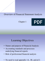 Overview of Financial Statement Analysis