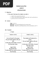 Detailed Lesson Plan Using Is, Am and Are