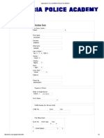 Application Form POLICE