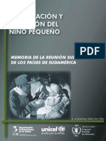 Reunion Sudamericana de Alimentacion y Nutricion Del Nino Pequeno PDF