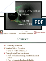 Basic Governing Differential Equations