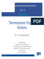 Thermo I Lecture 05 TD Property Relations