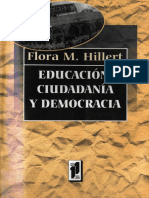 HILLERT. Educación, Ciudadanía y Democracia PDF