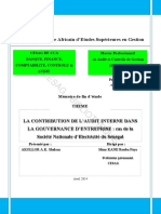 Audit Interne Et Gouvernance