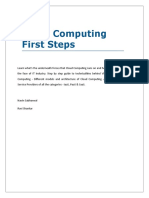 First Steps Cloud Computing
