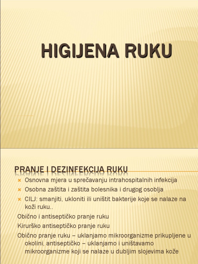 Higijena Ruku | PDF