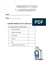 Presentation Self-Assessment