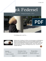 Frank Federsel Newsletter 15
