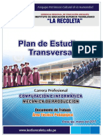 Plan de Estudios Transversales