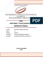 Monografia Historia y Evolución Del Derecho Penal