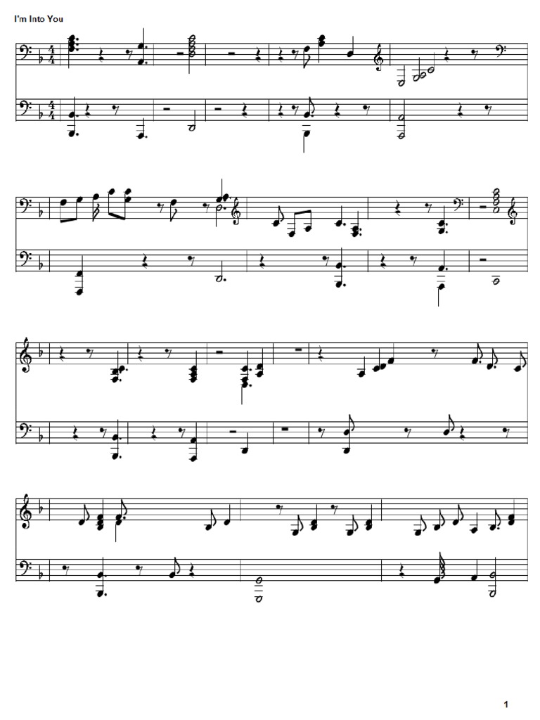 I'M Into You Chet Faker | PDF