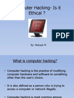 Computer Hacking - Is It Ethical