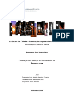 Dissertação_As Luzes Da Cidade - Iluminação Arquitectónica e Urbanística. Proposta Para Caldas Da Rainha
