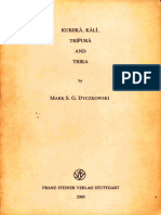 Mark Dyczkowski - 2000 - Kubjika, Kali, Tripura, and Trika (OCR) (73p) PDF