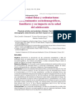 Sedentarismo - Obesidad PDF