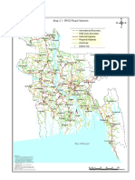 Map 2.1: RHD Road Network: International Boundary RHD Zone Boundary