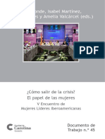 ¿Cómo Salir de La Crisis El Papel de Las Mujeres