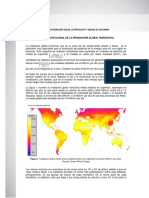 Mapa de irradiación solar en Colombia de hasta 6 kWh/m2 por día