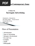 Download Surrogate Advertisment Ppt by Navjeet Sinwal SN35158681 doc pdf