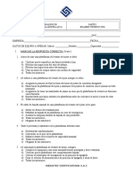 Examen de Op. de Plataforma Tijeral