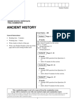 Ancient History Student Trial Exam