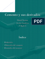 Cemento y Sus Derivados