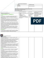 Planificación de Matematica Experiencia de Aprendizaje Periodo 6