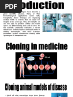 Cloning in Medicine