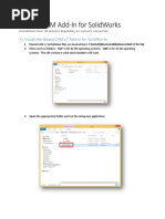 Solidworks Mastercam Add in Installation