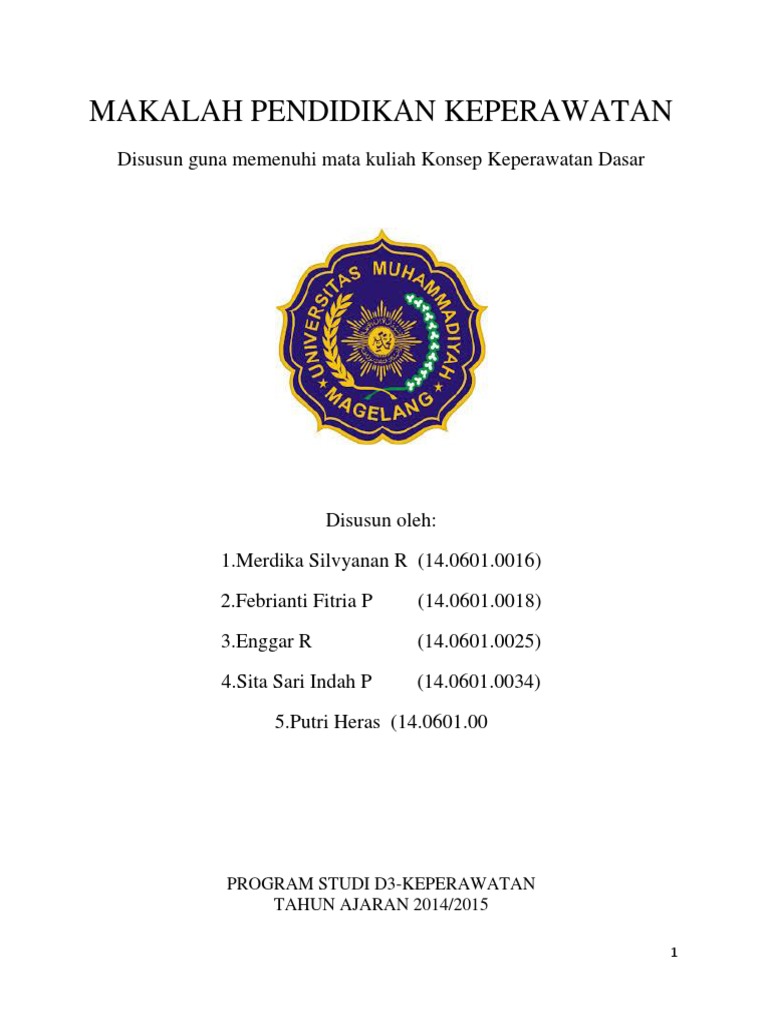 MAKALAH PENDIDIKAN KEPERAWATAN.docx