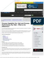 Process Capability (CP, CPK) and Process Performance (PP, PPK) - What Is The
