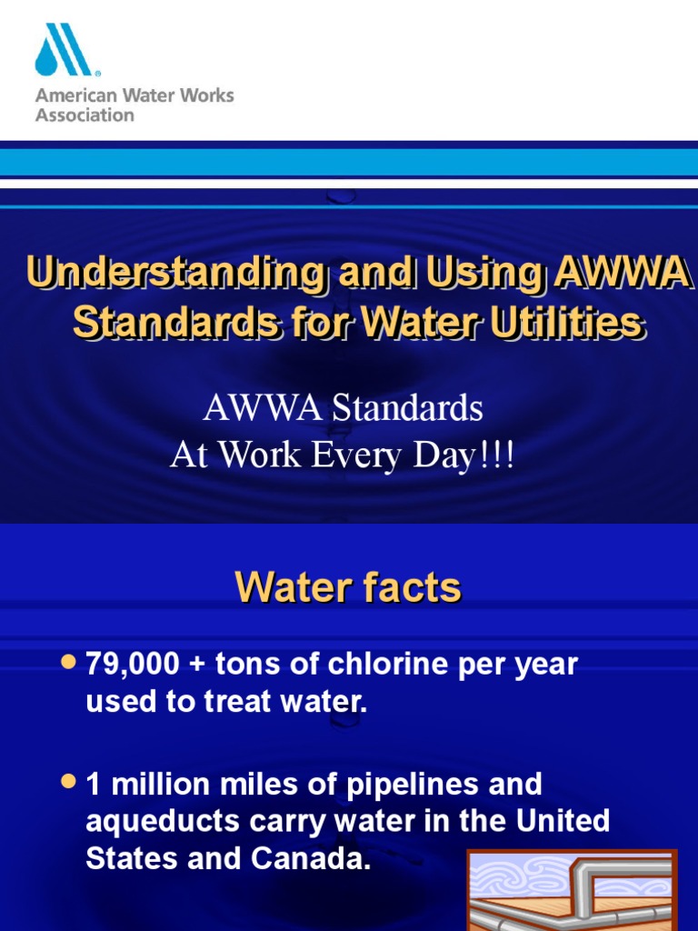 AWWA Standards Presentation Branded | PDF | Pipe (Fluid Conveyance ...