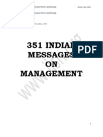 Indian Messages on Management