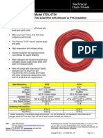 Model 6733, 6734: Test Lead Wire With Silicone or PVC Insulation Features