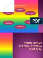 Pertolongan Pertama Terkena Asam-Basa