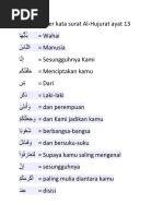 Download Arti Perkata Surat Al Hujurat 13 by july SN351606257 doc pdf
