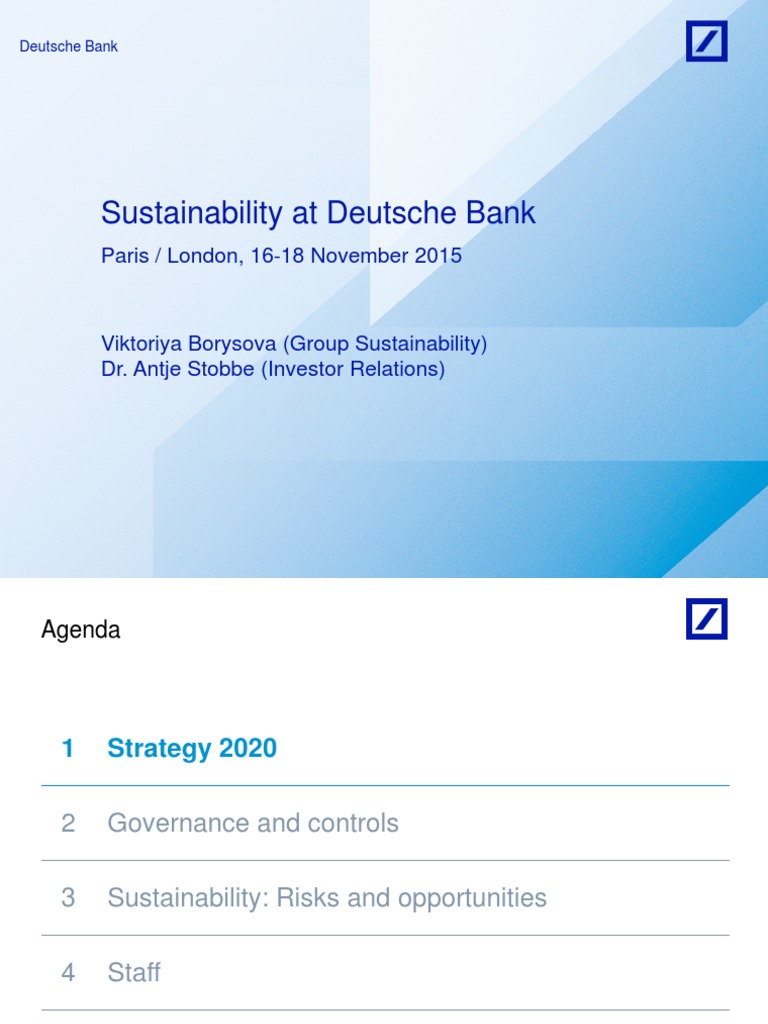 Deutsche Bank And Bnps Sustainable Profitability A Market Analysis - 84jga9c