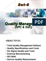 SET 6 Quality Management SPC SQC