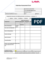 Interview Assessment Form Boopathi.s