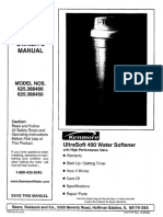 Watersoftner UltraSoft 400 - Manual