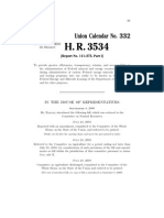 HR 3534 - The Consolidated Land, Energy and Aquatic Resources Act of 2010