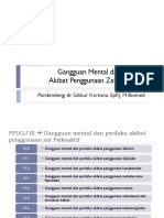 Gangguan Mental Dan Perilaku Akibat Penggunaan Zat Psikoaktif