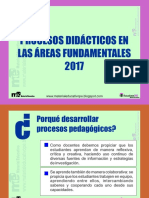 Procesos Didácticos en Las Áreas Fundamentales