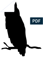 Birds Silhouettes Owl PDF