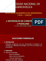 PUZOLANAS: ADICIONES MINERALES DEL CEMENTO Y CONCRETO