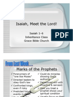 Isaiah, Meet The Lord!: Isaiah 1-6 Inheritance Class Grace Bible Church