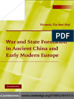 Victoria Tin-Bor Hui-War and State Formation in Ancient China and Early Modern Europe (2005)