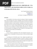 Entornos Personales de Aprendizaje-PLEs