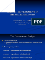 Chapter 10 - GOVERNMENT IN: The Macroeconomy
